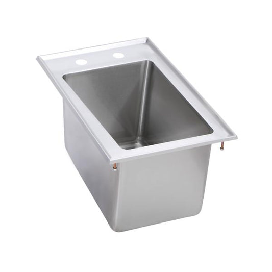 Elkay DI10126X Stainless Steel 13" x 17" x 6" 18 Gauge One Compartment Drop-In Sink