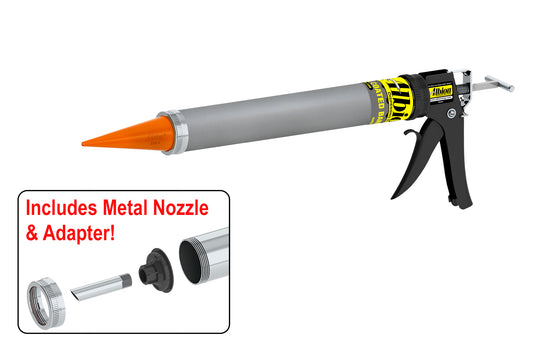 Albion Engineering DL-45-T27 20oz Special Deluxe Manual Bulk Gun w/ Teflon Barrel and Orange Cone Nozzles