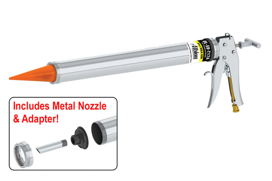 Albion Engineering DL-59-T17A 30oz Air-Powered Bulk Gun w/ Orange Cone Nozzles
