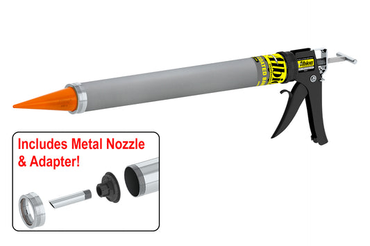 Albion Engineering DL-59-T27 30oz Special Deluxe Manual Bulk Gun w/ Teflon Barrel and Orange Cone Nozzles