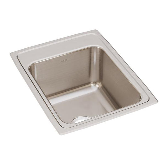 Elkay DLR172210 Lustertone® Classic Stainless Steel 17" x 22" x 10-1/8" Single Bowl Drop-in Sink