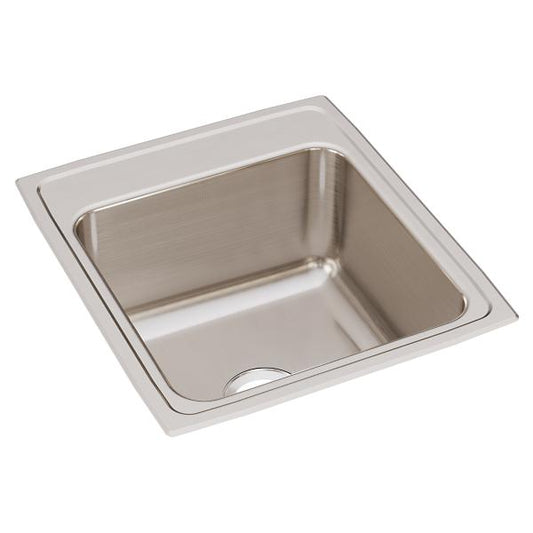 Elkay DLR202210 Lustertone® Classic Stainless Steel 19-1/2" x 22" x 10-1/8" Single Bowl Drop-in Sink