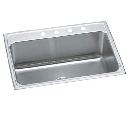 Elkay DLR312212 Lustertone® Classic Stainless Steel 31" x 22" x 11-5/8" Single Bowl Drop-in Sink