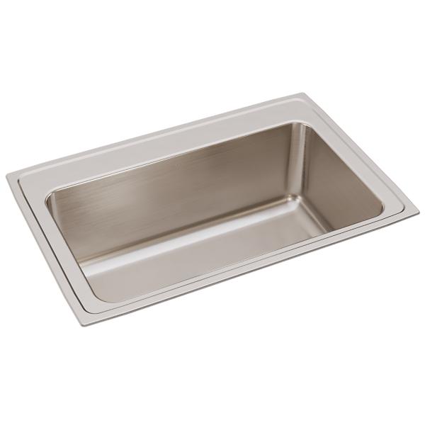 Elkay DLRS332212 Lustertone® Classic Stainless Steel 33" x 22" x 11-5/8" Single Bowl Drop-in Sink