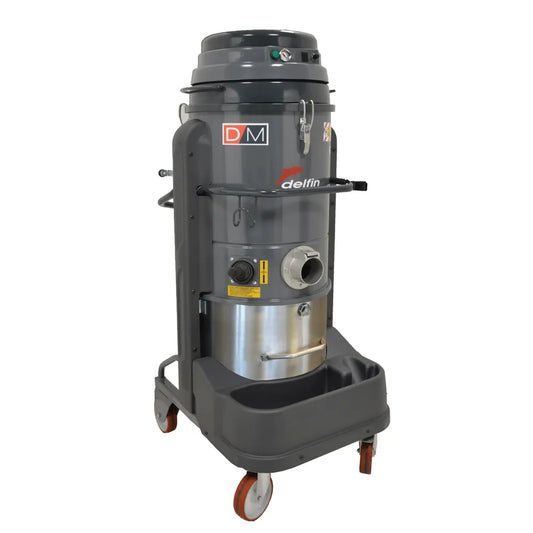 Delfin V1500H Industrial Professional Vacuum Certified Explosion Proof HEPA Filtration Single Phase