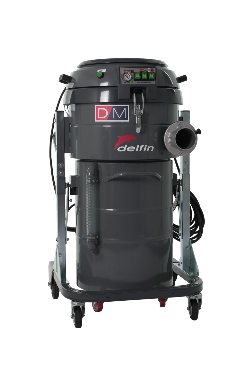 Delfin V211 Compact Single-Phase Industrial Vacuum for Oil & Chips