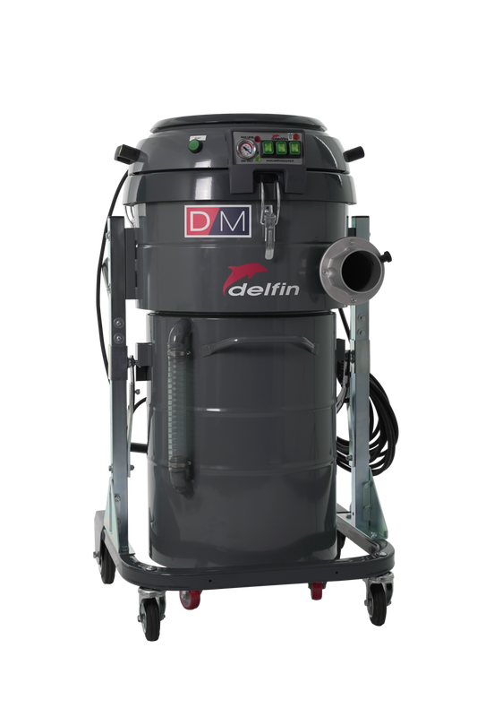 Delfin V211 Compact Single-Phase Industrial Vacuum for Oil & Chips