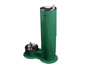 Dogipot 7752-Green Double Bowl Water Fountain - Green