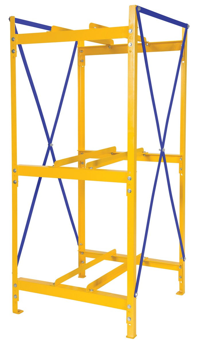 Vestil DRK-1-3 Drum Storage Rack, 1 Wide, 3 High