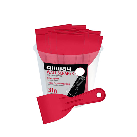 Allway DS30 3″ Celcon Plastic Wall Scrapers, Bucket of 25