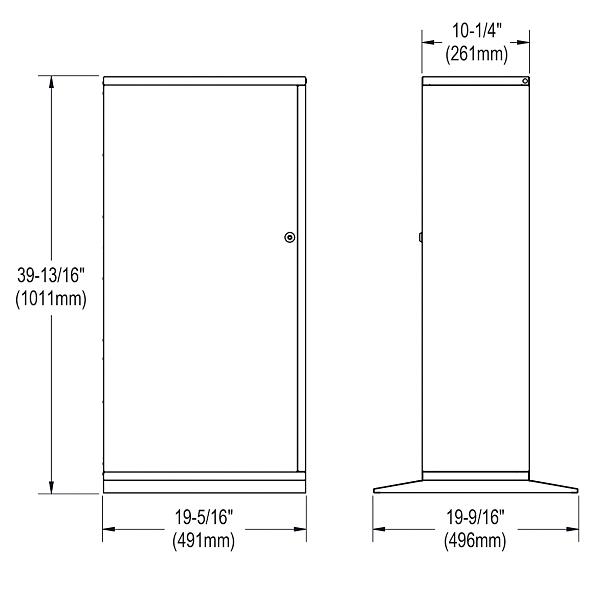Elkay DSCABBSH Water Dispenser Cabinet