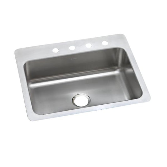 Elkay DSESR12722 Dayton® Stainless Steel 27" x 22" x 8" Single Bowl Dual Mount Sink