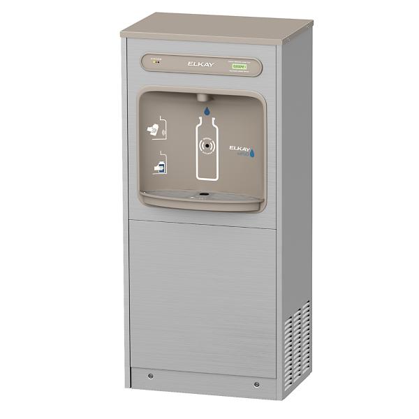 Elkay DSSBF8S ezH2O® Floor Standing Bottle Filling Station Filtered Refrigerated Stainless Steel