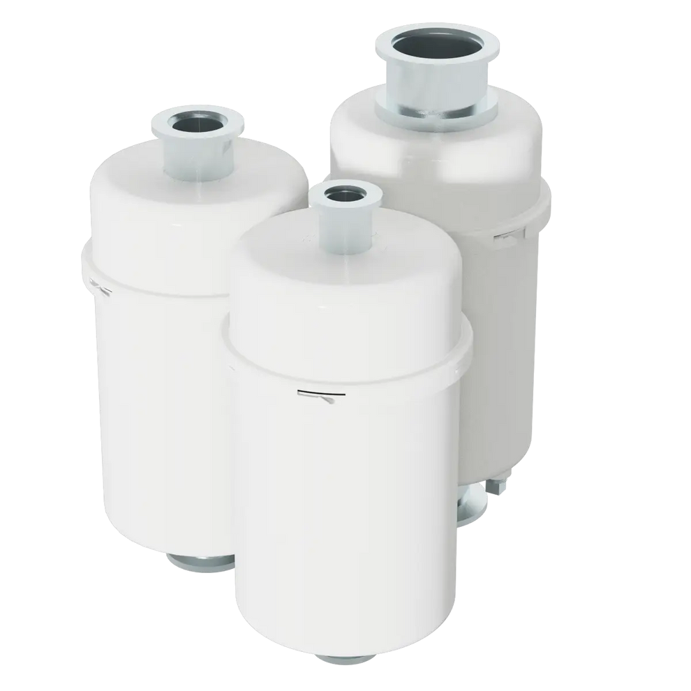 Solberg DSV-PSG725/AC10-NW25 Oil Mist & Odor Discharge Filter – NW25 ISO Flange, Coalescing + Activated Carbon Vacuum Exhaust Filter
