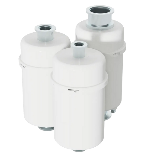 Solberg DSV-PSG725/AC10-NW25 Oil Mist & Odor Discharge Filter – NW25 ISO Flange, Coalescing + Activated Carbon Vacuum Exhaust Filter