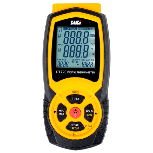 UEI Test DT720 Dual Input Thermometer