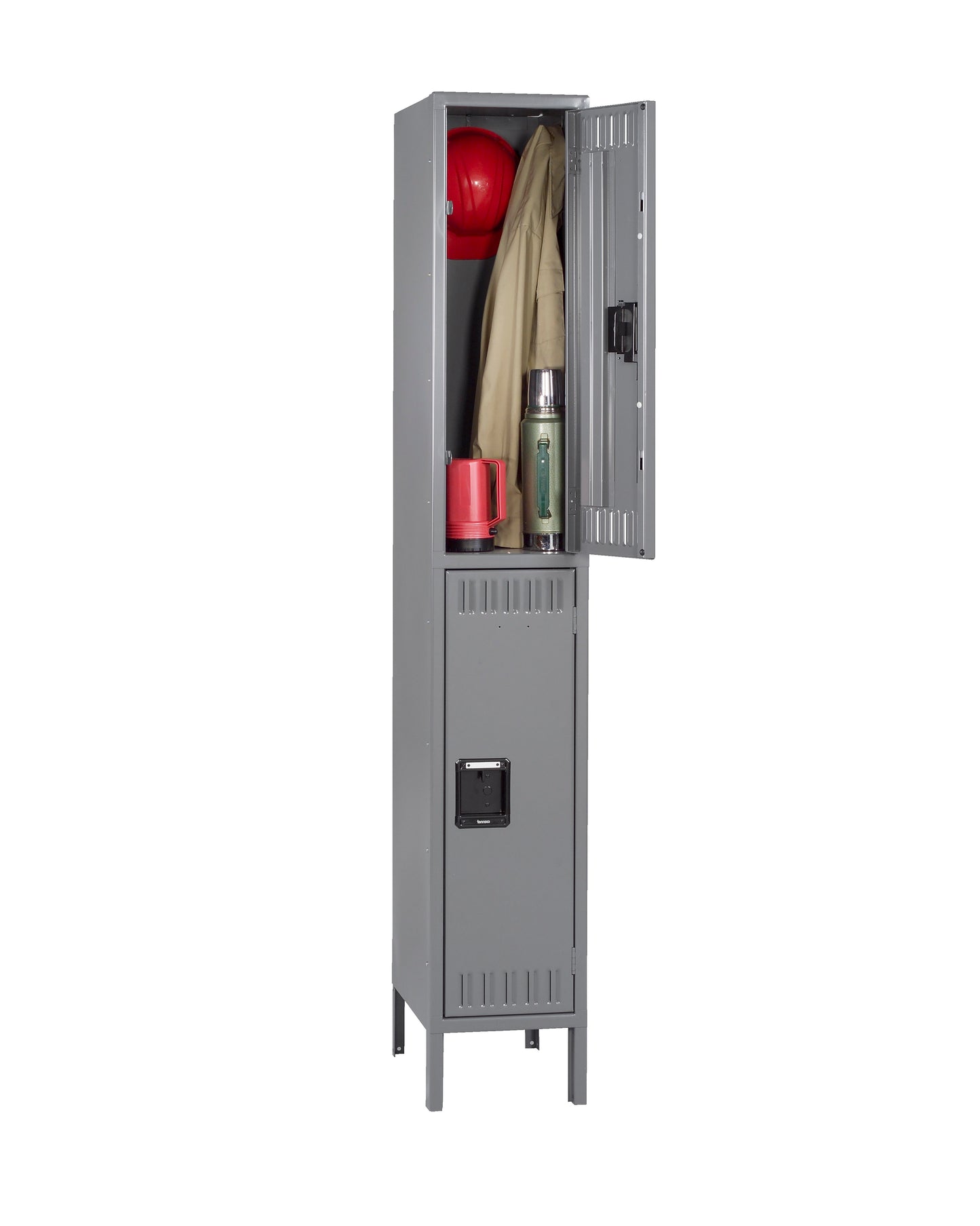 Tennsco DTS-121236-1 Double Tier Locker - One Wide With Legs (Assembled)