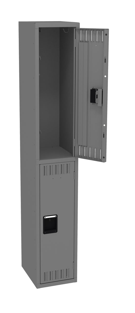 Tennsco DTS-121536-A Double Tier Locker - One Wide, No Legs (Assembled)