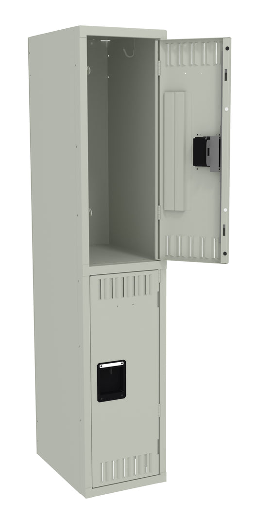 Tennsco DTS-121830-A Double Tier Locker - One Wide, No Legs (Assembled)