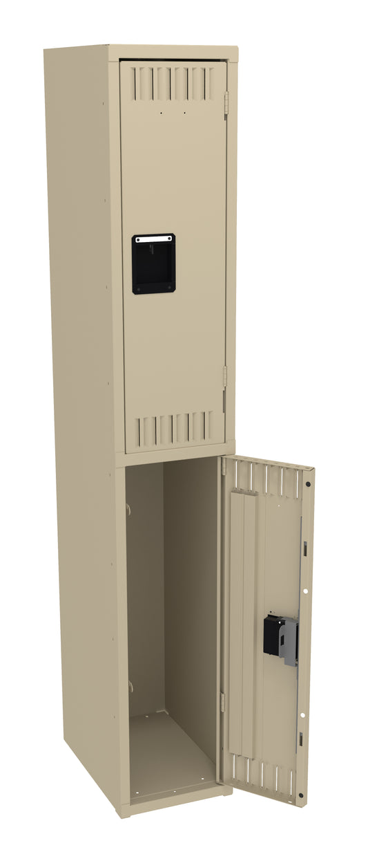 Tennsco DTS-121836-A Double Tier Locker - One Wide, No Legs (Assembled)