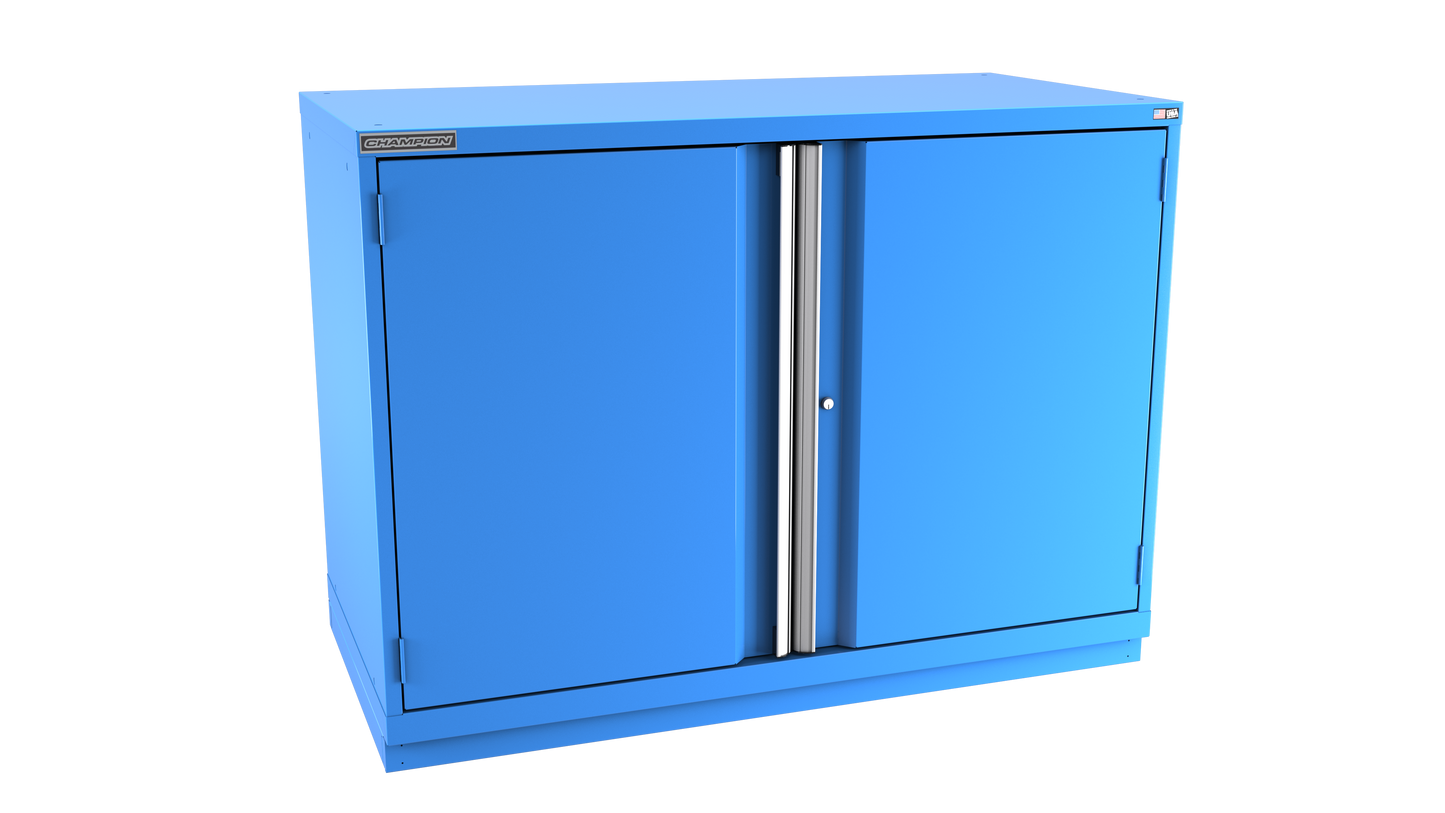 Champion Tool Storage DW1800-2FDIL-FTB-BB 2-Door Standard Depth Modular Cabinet DW1800 | 56-1/2"W x 41-3/4"H x 28-1/2"D, Bright Blue