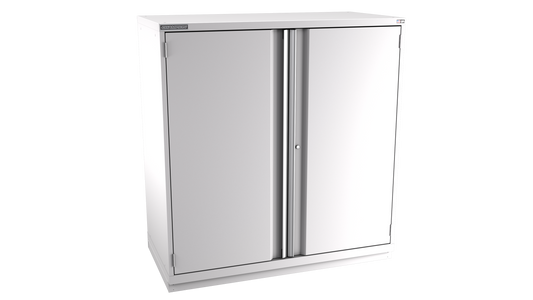 Champion Tool Storage DW2700-2FDIL-FTB-LG 2-Door Standard Depth Modular Cabinet DW2700 | 56-1/2"W x 59-1/2"H x 28-1/2"D, Light Gray