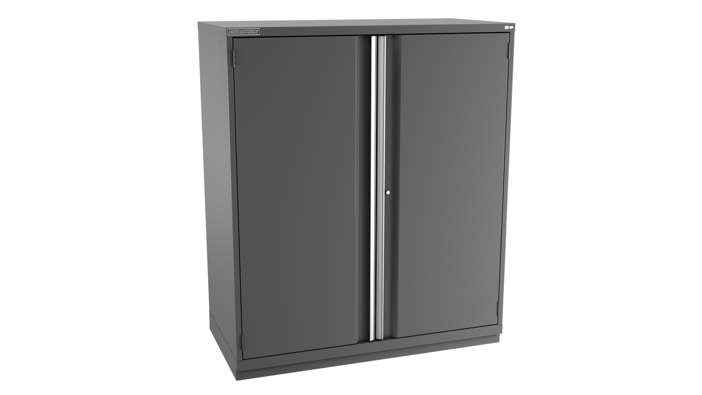 Champion Tool Storage DW3050-2FDIL-FTB-DG 2-Door Standard Depth Modular Cabinet DW3050 | 56-1/2"W x 66-3/8"H x 28-1/2"D, Dark Gray