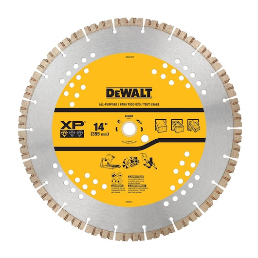 Dewalt DW4741T Xp All-Purpose Segmented Diamond Blades