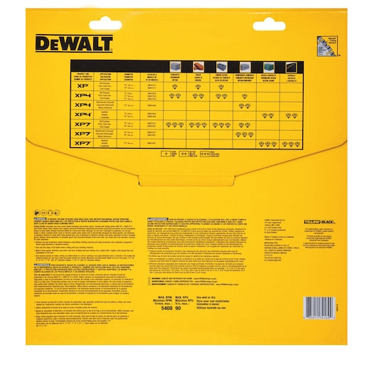 Dewalt DW4741T Xp All-Purpose Segmented Diamond Blades