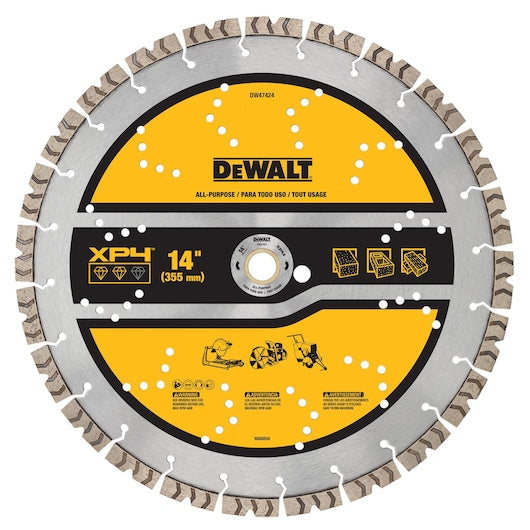 Dewalt DW47424 Xp4 All-Purpose Segmented Diamond Blades