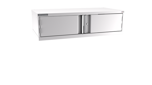 Champion Tool Storage DW600-2FDIL-LG 2-Door Standard Depth Modular Cabinet DW600 | 56-1/2"W x 15-3/4"H x 28-1/2"D, Light Gray