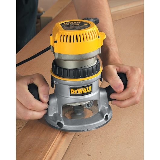 Dewalt DW618 2-1/4 Hp Electronic Vs Fixed Base Router