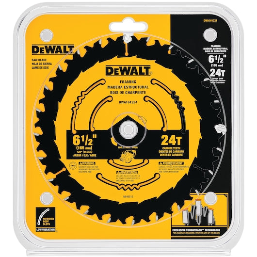 Dewalt DWA161224 6-1/2" Circular Saw Blades