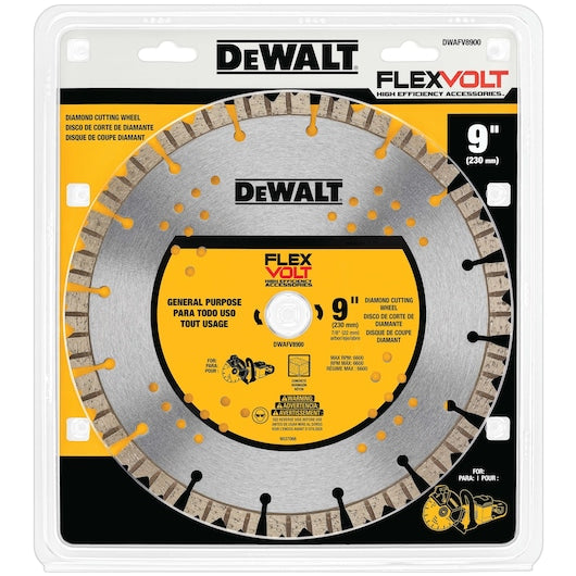 Dewalt DWAFV8900 Flexvolt® Diamond Cutting Wheel