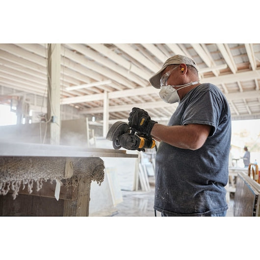 Dewalt DWE43231VS 5 In Brushless Variable Speed Slide Switch Small Angle Grinder With Kickback Brake And Pipeline Cover