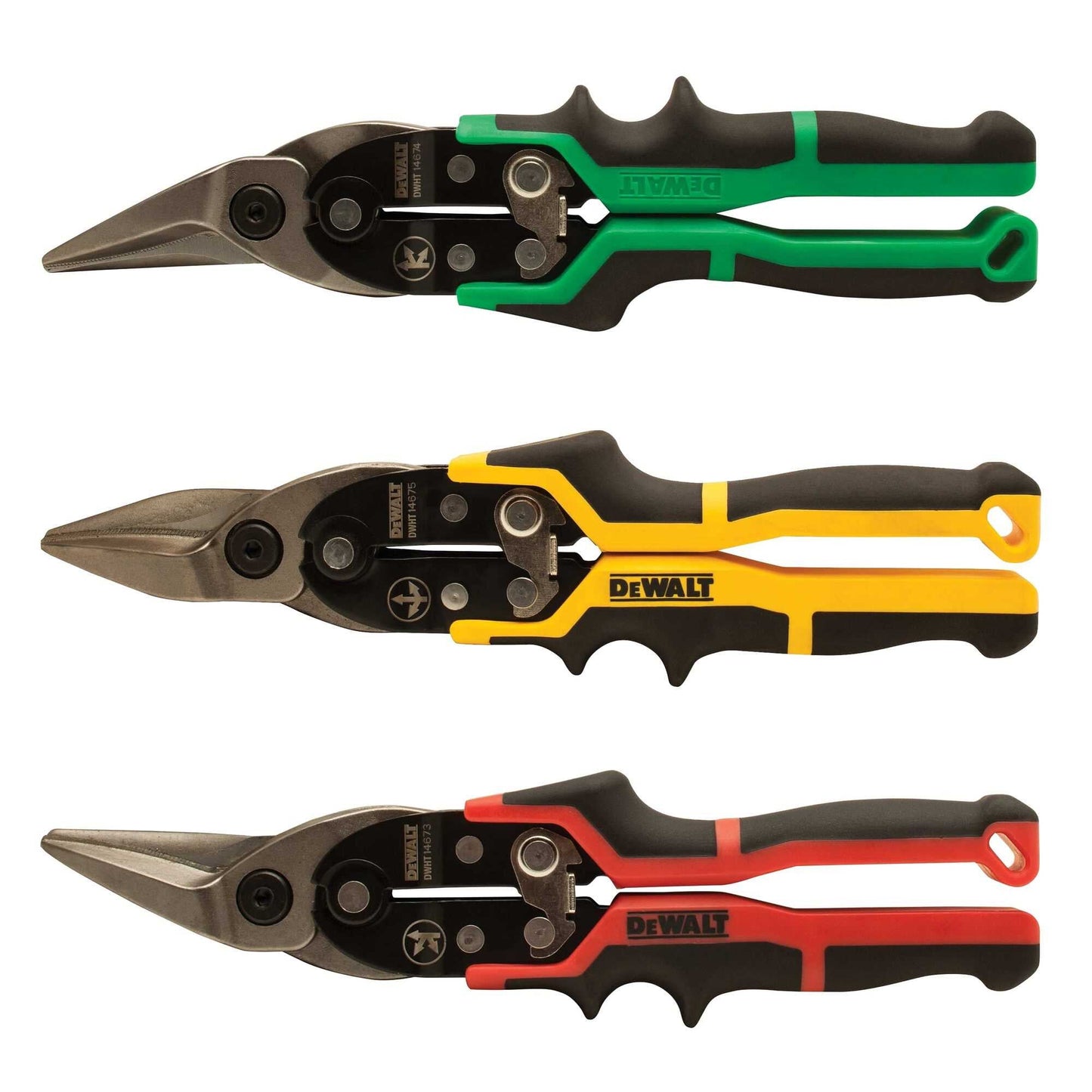 Dewalt DWHT14676 Aviation Snips (3 Pk)