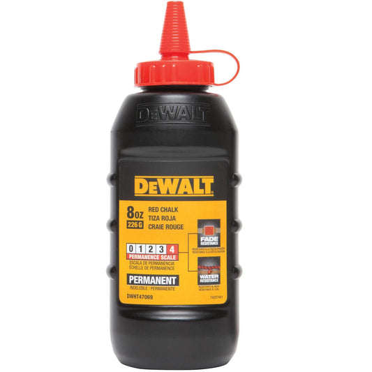 Dewalt DWHT47069L 8 Oz Chalk - Red Permanent