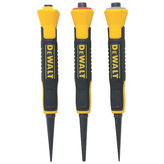 Dewalt DWHT58018 1/32", 2/32", 3/32" Bi-Material Nail Sets