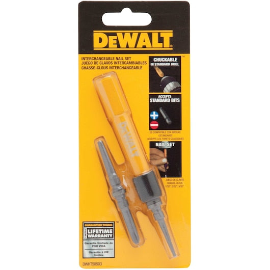 Dewalt DWHT58503 Interchangeable Nail Set