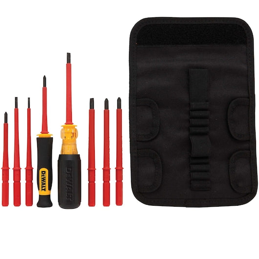 Dewalt DWHT66417 Insulated Vinyl Grip Screwdriver Set