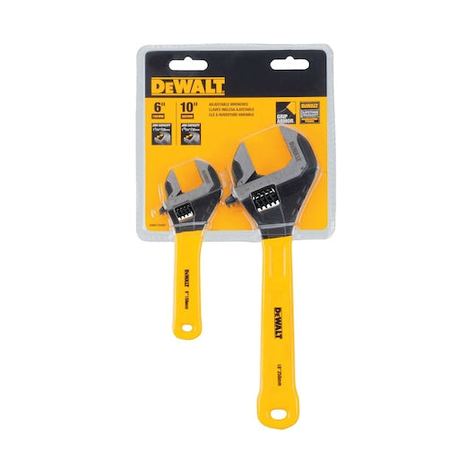 Dewalt DWHT75497 Dip Grip Adjustable Wrench (2 Pk)