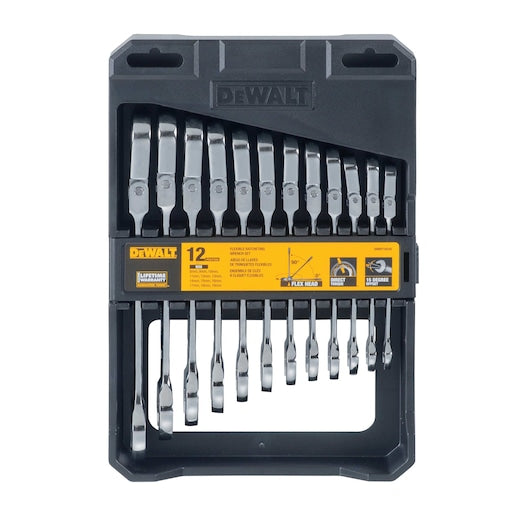 Dewalt DWMT19229 Dwmt 12Pc Mm Flexible Ratch Wr Set