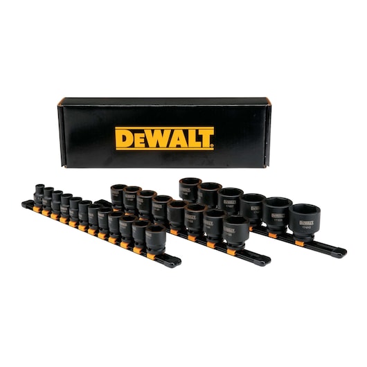 Dewalt DWMT19243 Dwmt 26Pc Mm 1/2"Dr Im Skt Set