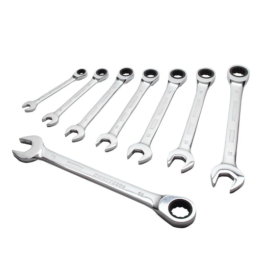 Dewalt DWMT74198 Ratcheting Combination Metric Wrench Set (8 Pc)