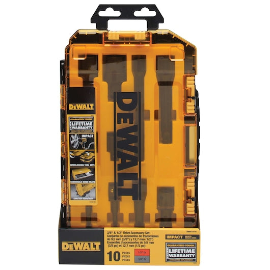 Dewalt DWMT74741 10 Piece 3/8 In & 1/2 In Drive Impact Accessory Set