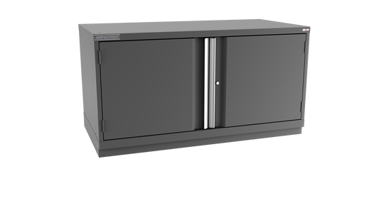 Champion Tool Storage DWS1200-2FDIL-FTB-DG 2-Door Shallow Depth Modular Cabinet DWS1200 | 56-1/2"W x 29-7/8"H x 22-1/2"D, Dark Gray