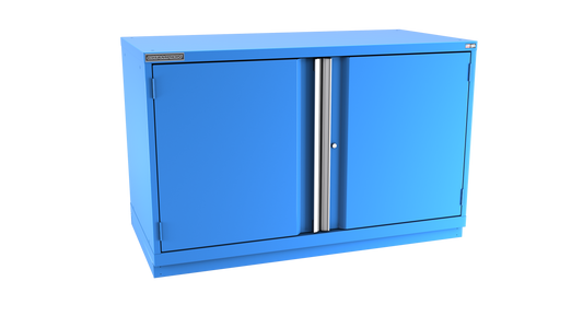 Champion Tool Storage DWS1500-2FDIL-FTB-BB 2-Door Shallow Depth Modular Cabinet DWS1500 | 56-1/2"W x 35-7/8"H x 22-1/2"D, Bright Blue