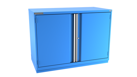 Champion Tool Storage DWS1800-2FDIL-FTB-BB 2-Door Shallow Depth Modular Cabinet DWS1800 | 56-1/2"W x 41-3/4"H x 22-1/2"D, Bright Blue