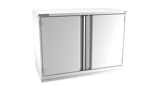 Champion Tool Storage DWS1800-2FDIL-FTB-LG 2-Door Shallow Depth Modular Cabinet DWS1800 | 56-1/2"W x 41-3/4"H x 22-1/2"D, Light Gray