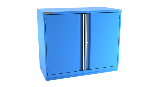 Champion Tool Storage DWS2100-2FDIL-FTB-BB 2-Door Shallow Depth Modular Cabinet DWS2100 | 56-1/2"W x 45-1/4"H x 22-1/2"D, Bright Blue